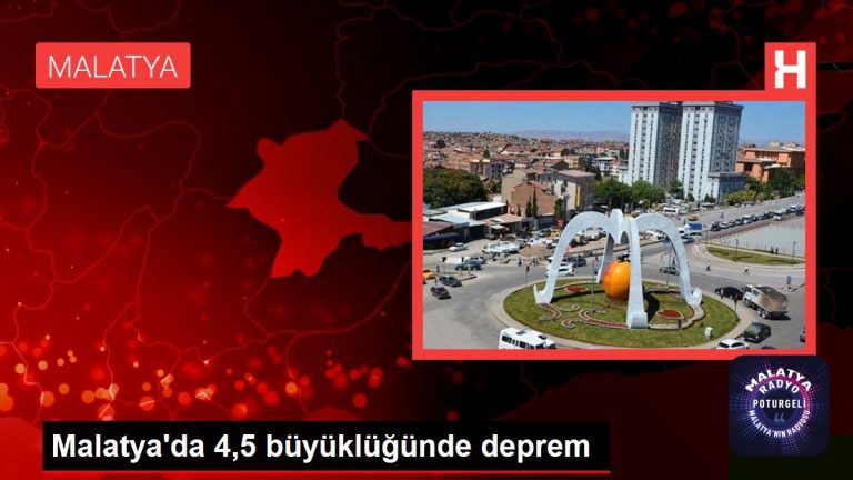 Malatya’da 4,5 büyüklüğünde deprem