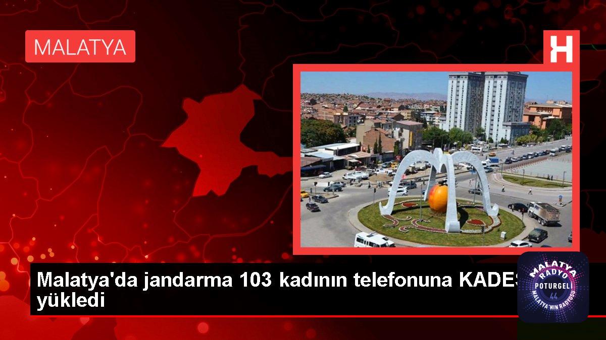 Malatya’da jandarma 103 kadının telefonuna KADES’i yükledi