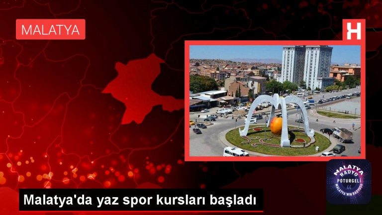 Malatya’da yaz spor kursları başladı