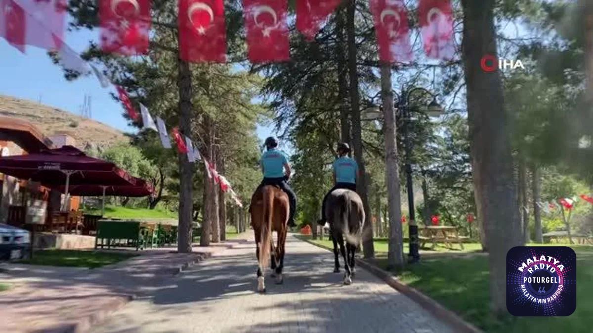 Atlı jandarma timlerinden piknik alanlarında denetim