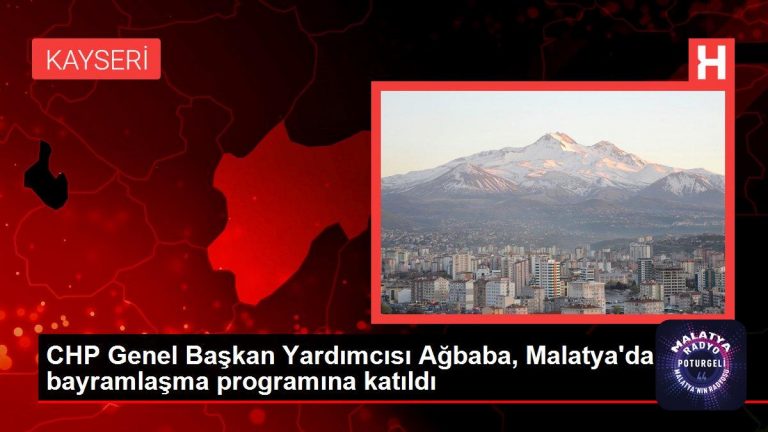 CHP Genel Başkan Yardımcısı Ağbaba, Malatya’da bayramlaşma programına katıldı