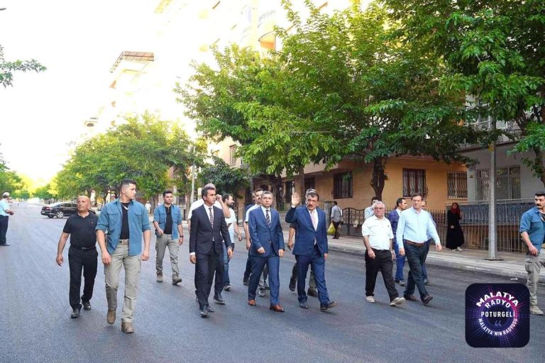 Gürkan İpek Caddesi’nde incelemelerde bulundu