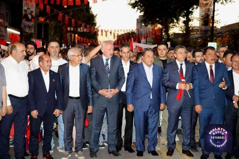 Malatya’da 15 Temmuz Kortej Yürüyüşü