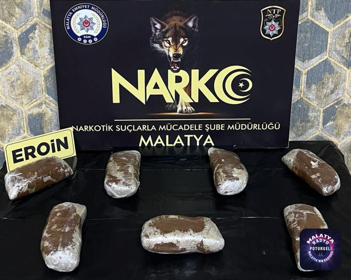 Malatya gündem haberi… Malatya’da yolcu otobüsünde 3 kilo 660 gram eroin ele geçirildi