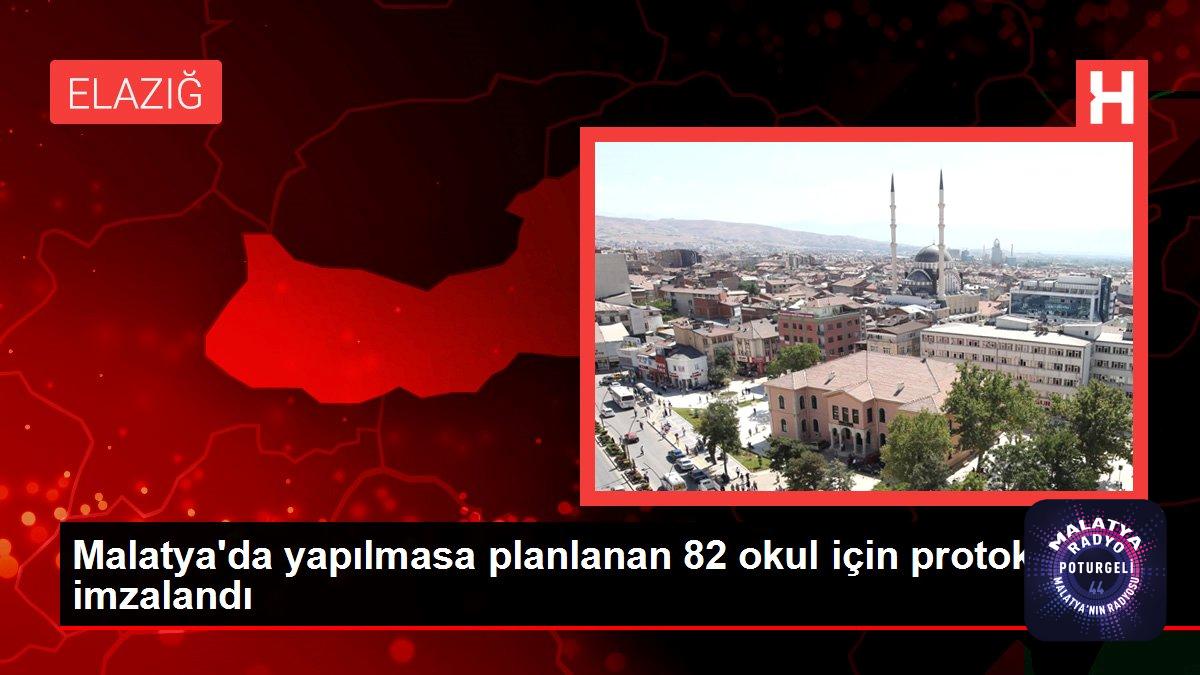 Malatya haber | Malatya’da yapılmasa planlanan 82 okul için protokol imzalandı