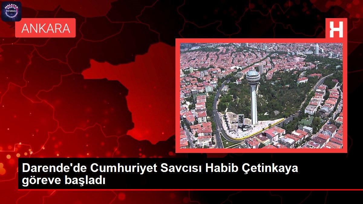 Malatya haberi… Darende’de Cumhuriyet Savcısı Habib Çetinkaya göreve başladı