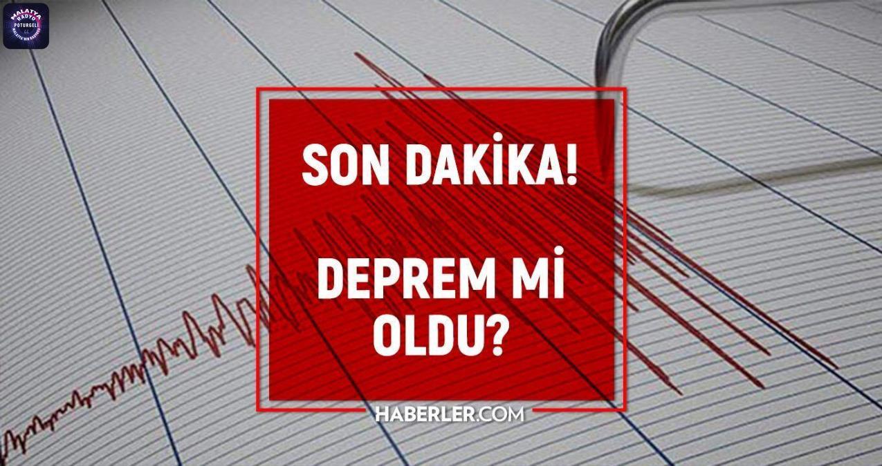 Malatya deprem mi oldu? Son depremler! Az önce nerede deprem oldu? 11 Eylül 2022 AFAD ve Kandilli deprem listesi!