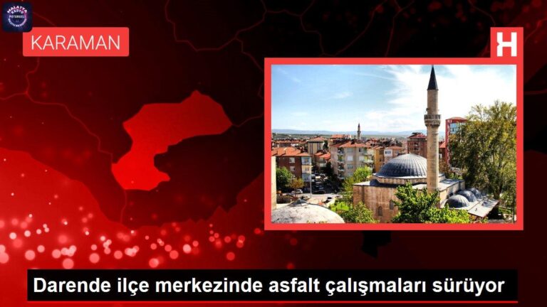 Malatya gündem haberi | Darende ilçe merkezinde asfalt çalışmaları sürüyor