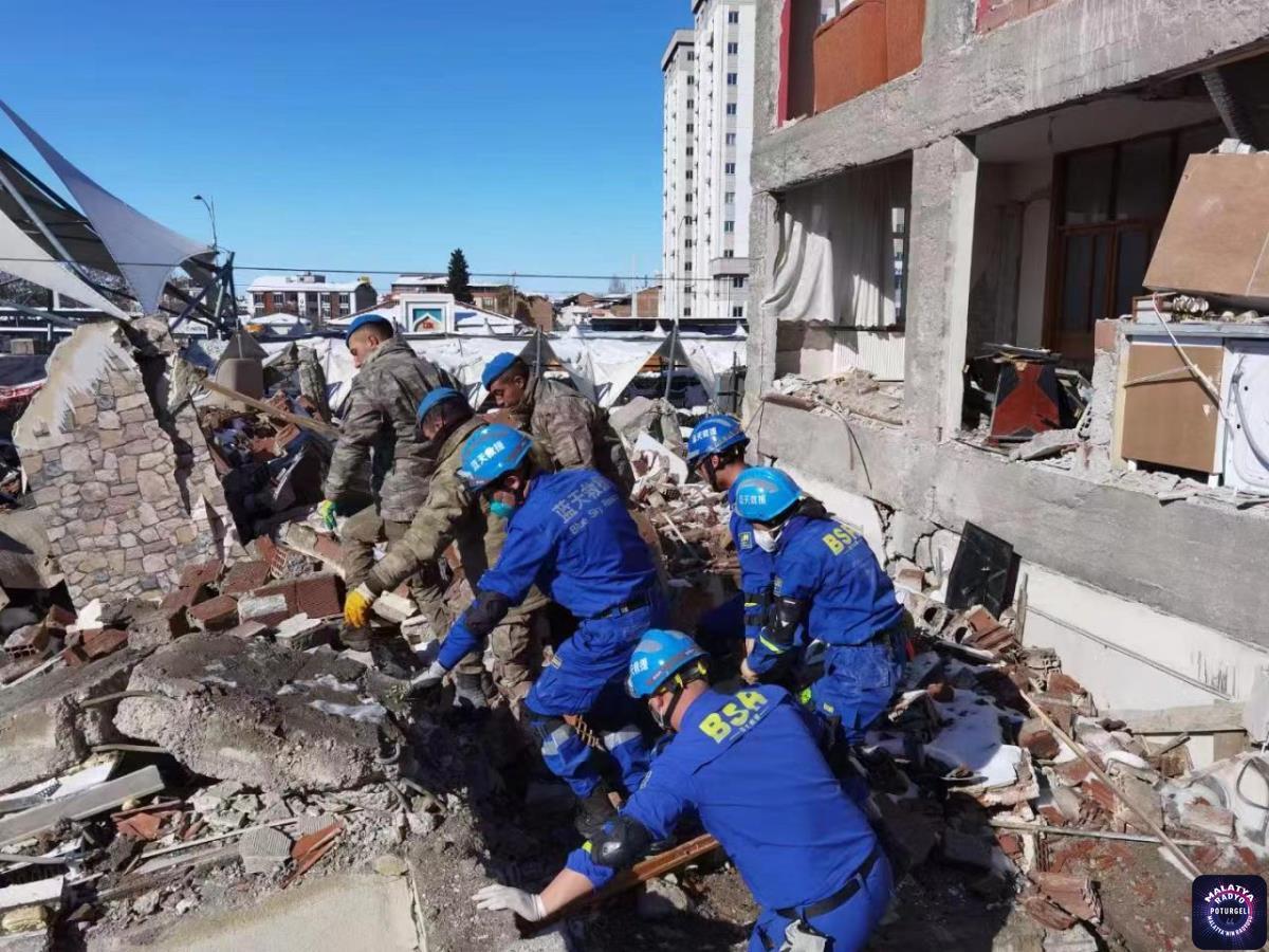 Çin’in Mavi Gök Kurtarma Ekibi Malatya’da