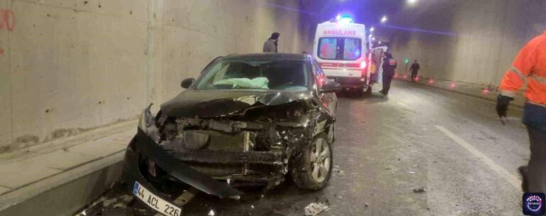 Malatya’da trafik kazası: 1 yaralı