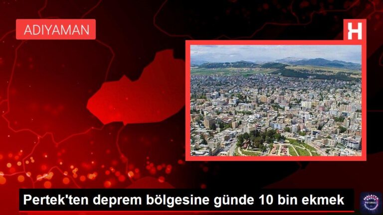 Pertek’ten deprem bölgesine günde 10 bin ekmek