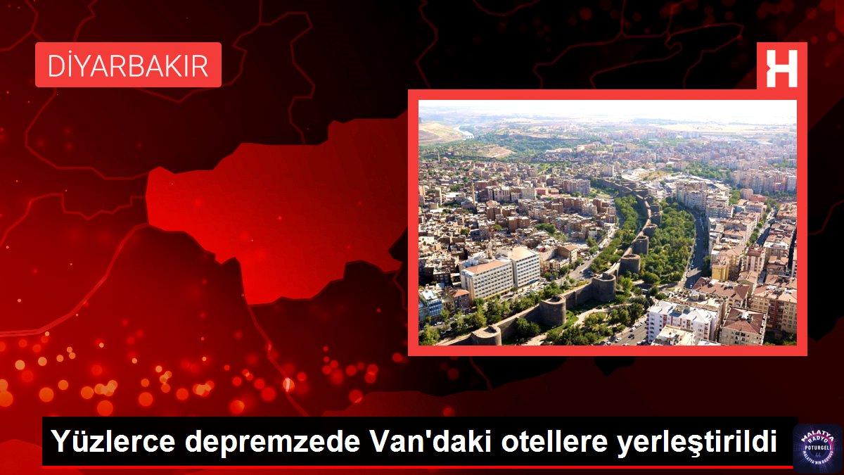 Yüzlerce depremzede Van’daki otellere yerleştirildi