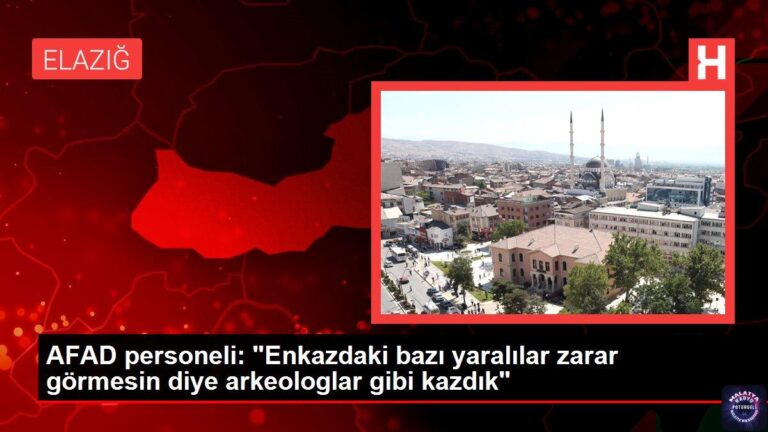 AFAD personeli: “Enkazdaki bazı yaralılar zarar görmesin diye arkeologlar gibi kazdık”