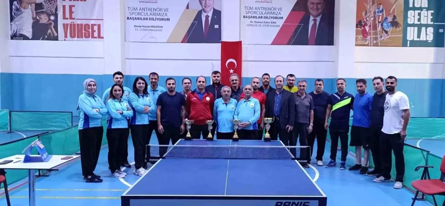 2. Kamu Spor Oyunları Masa Tenisi Doğu Anadolu Bölge Turnuvası Erzincan’da Gerçekleşti