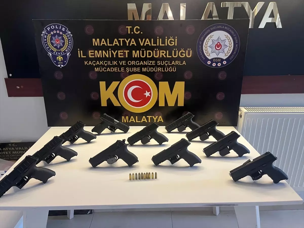 Malatya’da Silah Ticareti Operasyonu: 3 Tutuklama