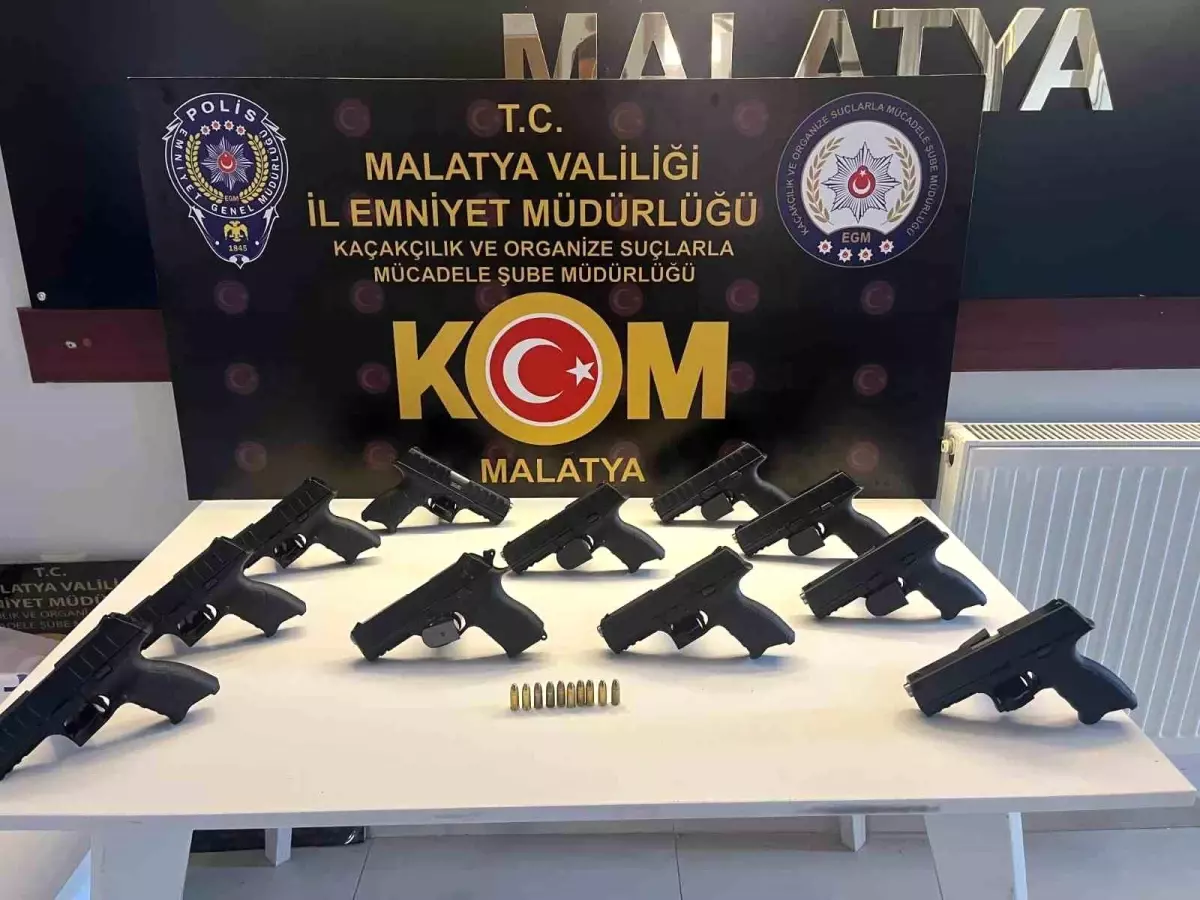 Malatya’da Yasa Dışı Silah Ticareti Operasyonu: 3 Zanlı Tutuklandı