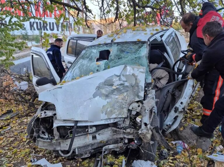 Malatya’da Kaza: Otomobil Kayısı Bahçesine Daldı, 4 Yaralı