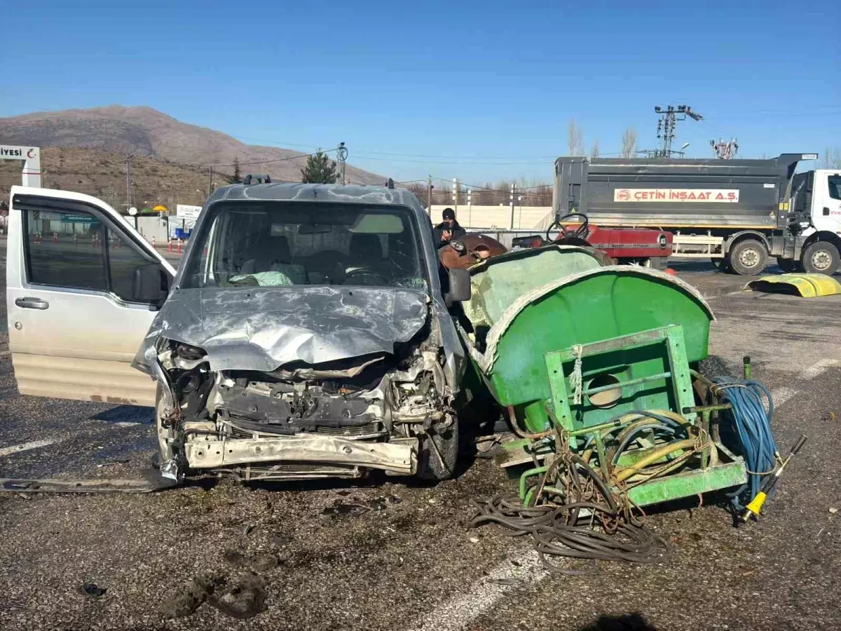 Malatya’da Trafik Kazası: Bir Kişi Yaralandı